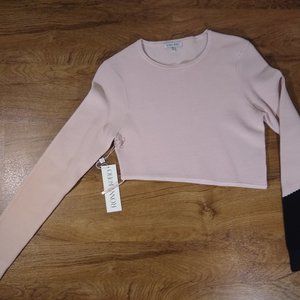 NWT Torn By Ronny Kobo Crop Top